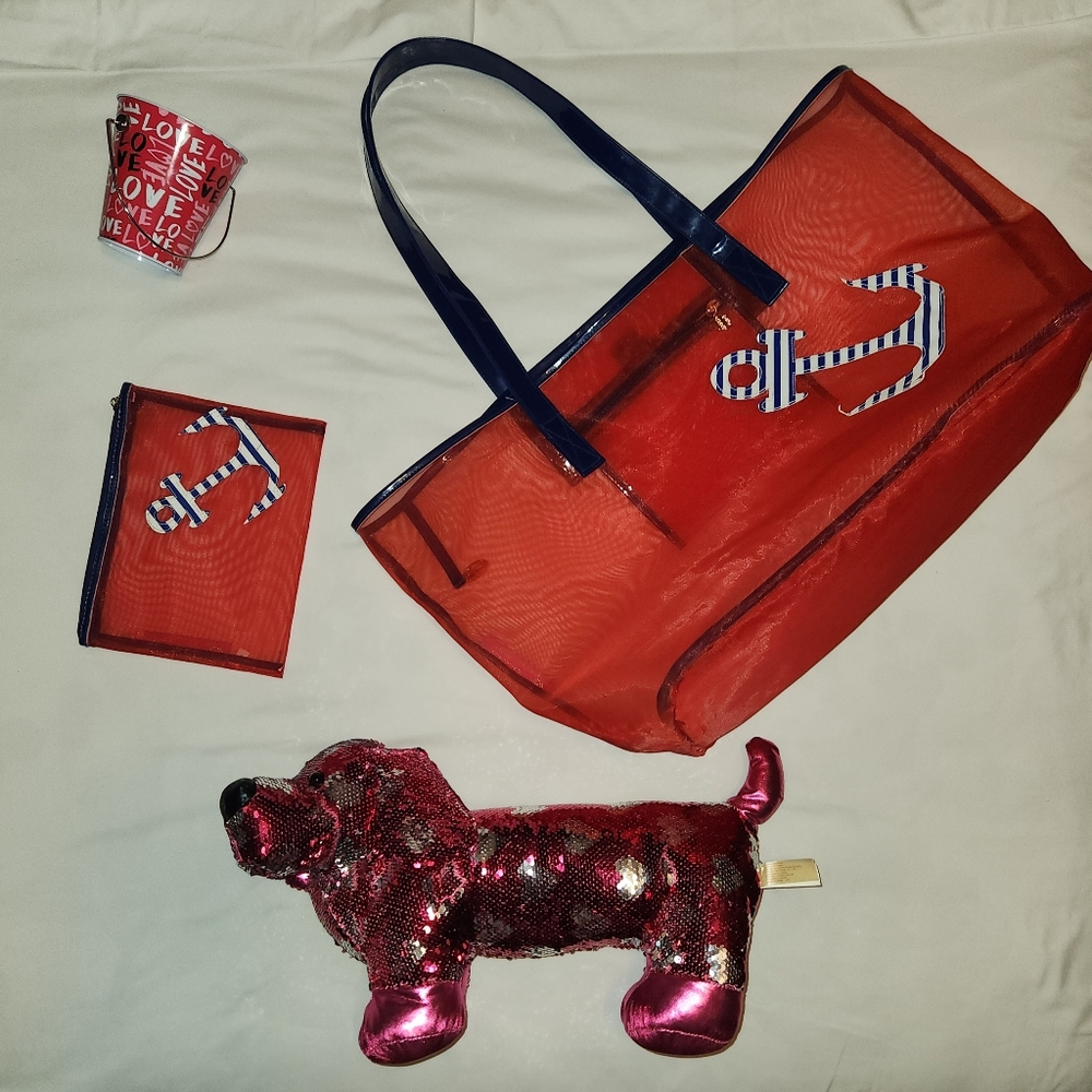 Tote & Small Matching  Decorative Bag